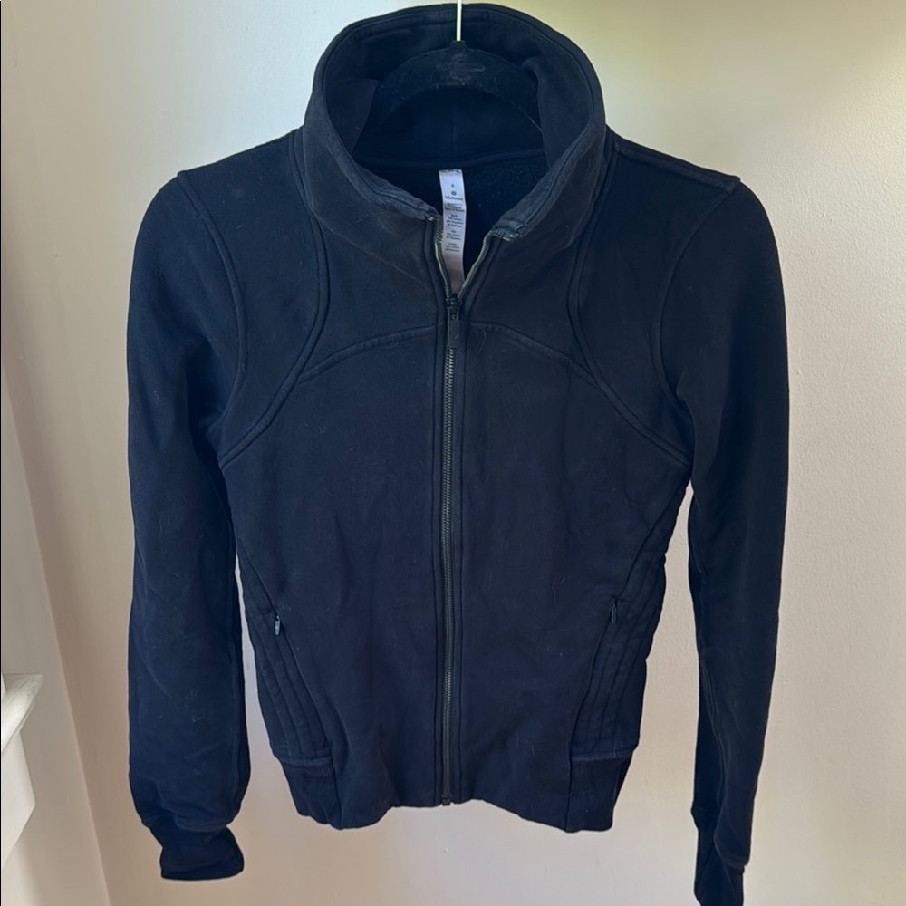 Lululemon Black Zip up Fleece Jacket